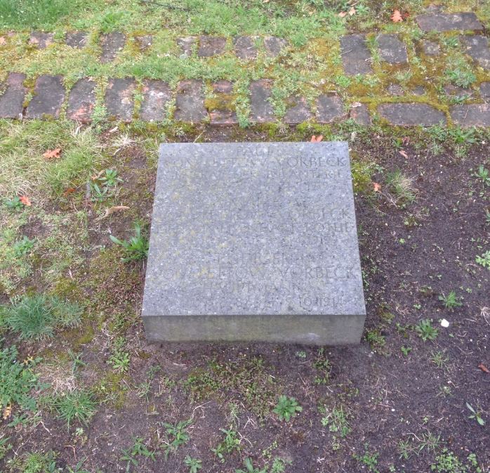Restitutionsgrabstein Marie von Lettow-Vorbeck, geb. von Eisenhart-Rothe, Invalidenfriedhof Berlin, Deutschland