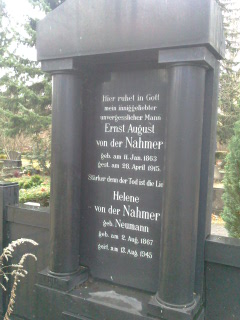 Grabstein Helene von der Nahmer, geb. Neumann, Dorotheenstädtischer Friedhof II, Berlin-Wedding