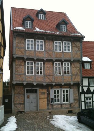 Geburtshaus des Ludwig Giseke in Quedlinburg (Schlossberg 9)