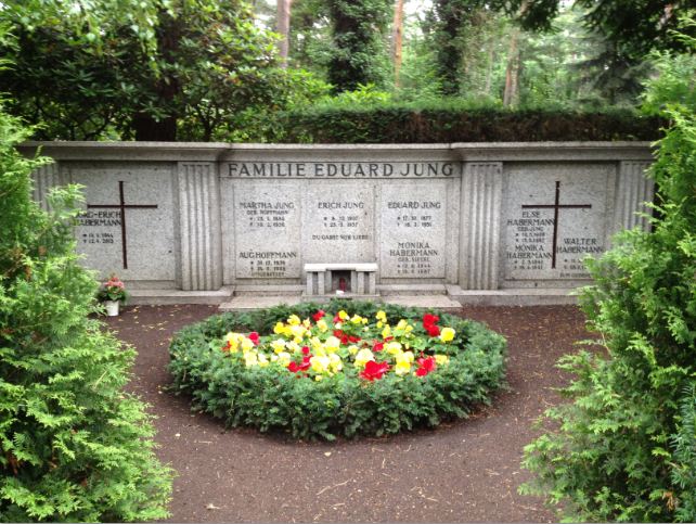Grabstein Eduard Jung, Waldfriedhof Dahlem, Berlin