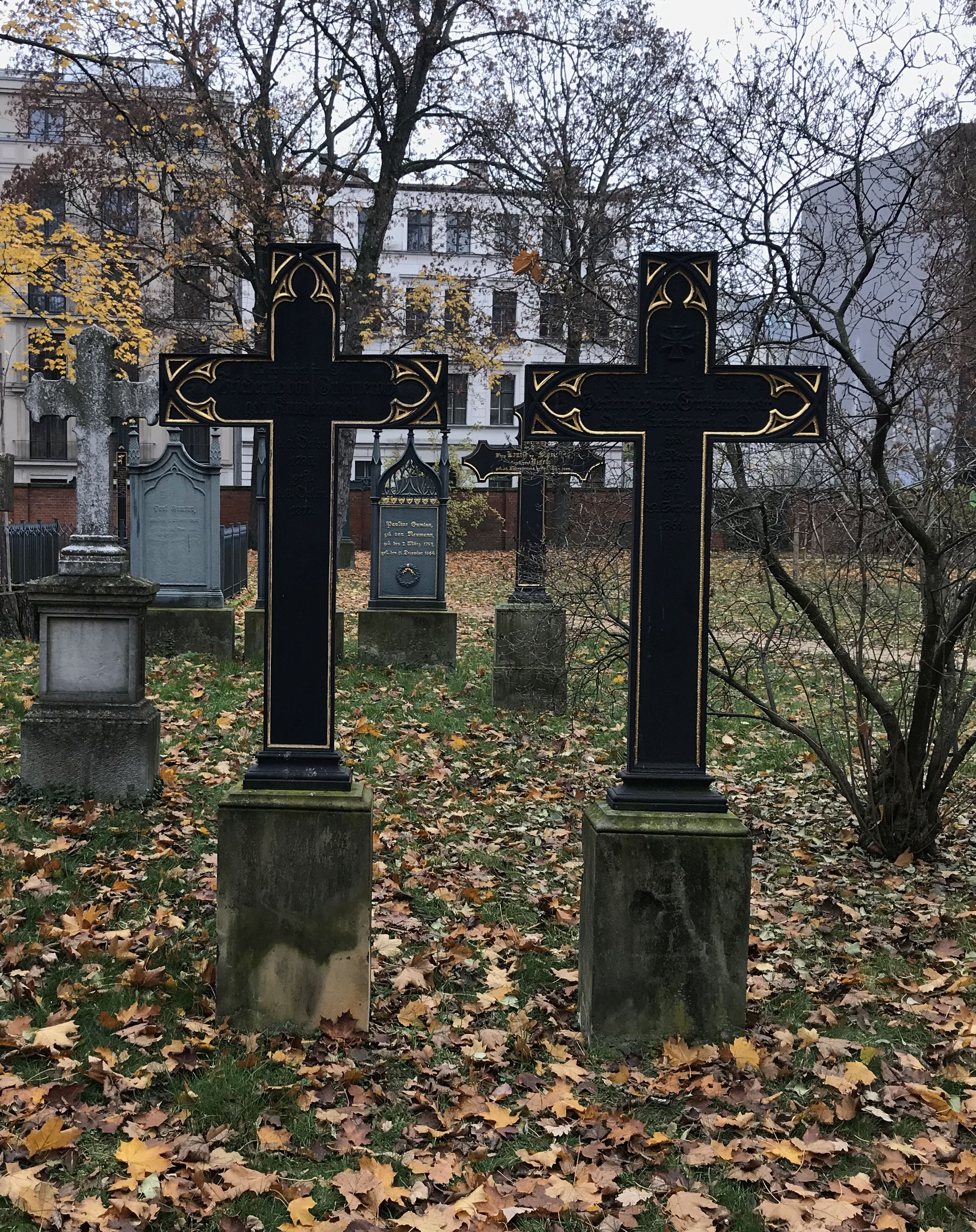 Grabstein Friederike von Gutzmerow, geb. Kundenreich, Alter Garnisonfriedhof Berlin